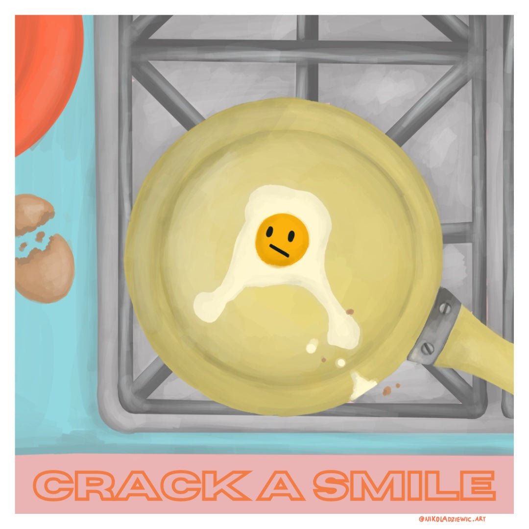 crack a smile (print) - nikola dziewic art
